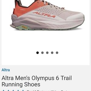 Altra Olympus 6 in Coral and Gray